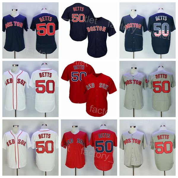 throwback baseball 50 mookie betts jersey cooperstown retro pullover navy bue white red grey green team stitched flexbase cool base vintage, Blue;black